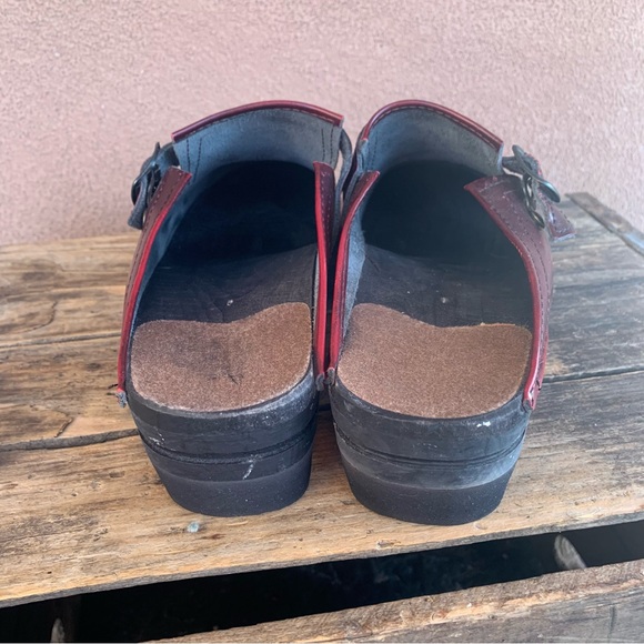 Troentorp Swedish Donatello Black Cherry Clogs - Picture 4 of 7